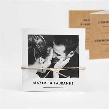 Faire-part mariage amour ! accordéon