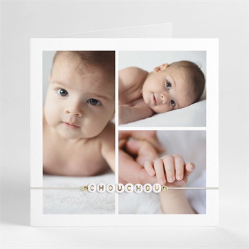 Carte pliée bracelet