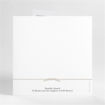 Faire-part naissance hello en photos bracelet - Dos du faire-part