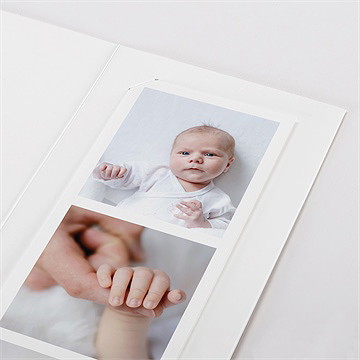 Faire-part naissance première initiale photomaton - Détail du faire-part