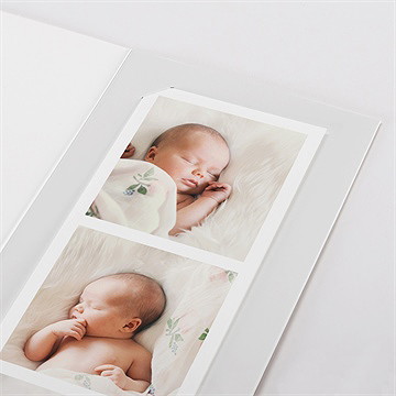 Faire-part naissance sa clarté photomaton - Détail du faire-part