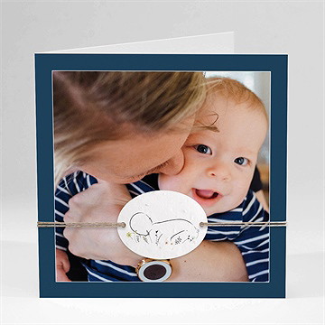 Faire-part naissance intime ensemencé