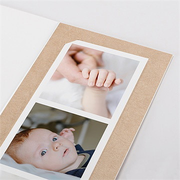 Faire-part naissance petite merveille photomaton - Détail du faire-part