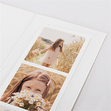 Faire-part communion en grâce photomaton - Détail du faire-part