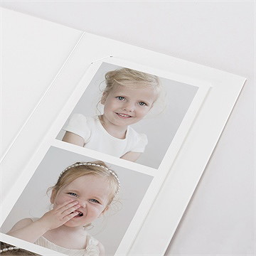 Faire-part de baptême grâce photomaton - Détail du faire-part