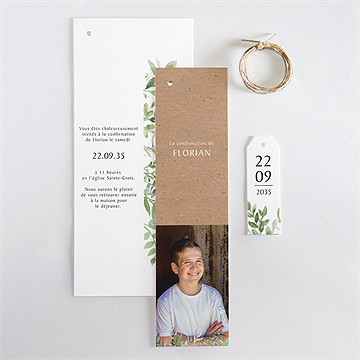 Faire-part confirmation salut des ames - Vue d'ensemble