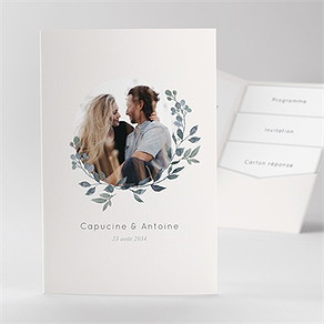 Faire-part mariage rien que nous pocketfold