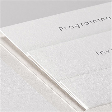 Faire-part mariage rien que nous pocketfold - Détail du faire-part