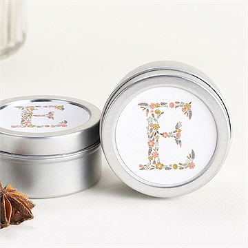 Bougie confirmation initiale argent