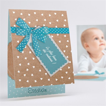 Carte pliée - portrait