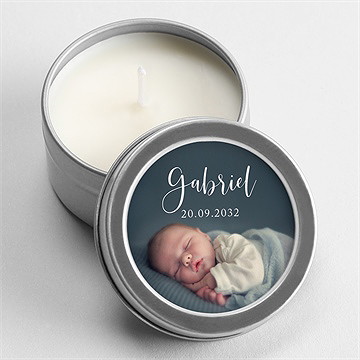 Bougie naissance notre bijou - argent