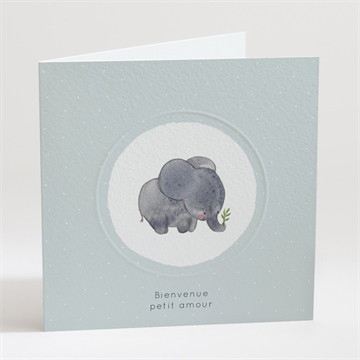 Carte pliée - carré