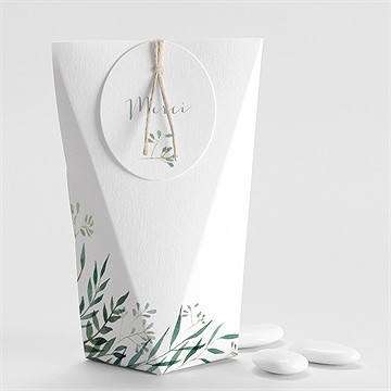 Boîte de dragées mariage douceur du pinceau étui