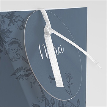 Boîte de dragées mariage dorure sur gravure étui - Détail de la boîte