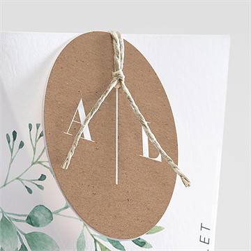 Boîte de dragées mariage let our love grow ! étui - Détail de la boîte