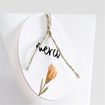 Boîte de dragées mariage art champêtre etui - Détail de la boîte