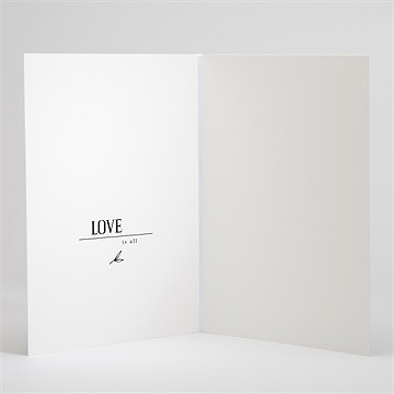 Livret de messe mariage kraft champêtre - Intérieur du livret