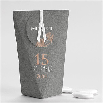 Boîte de dragées communion communion et symboles étui