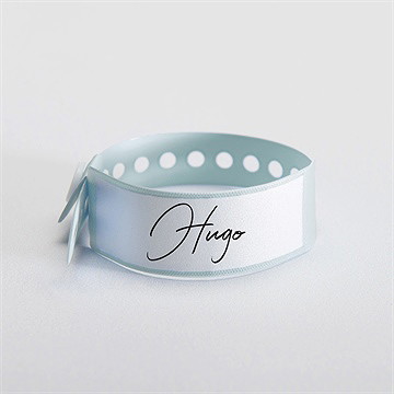 Faire-part naissance le lien carte bracelet - Bracelet naissance