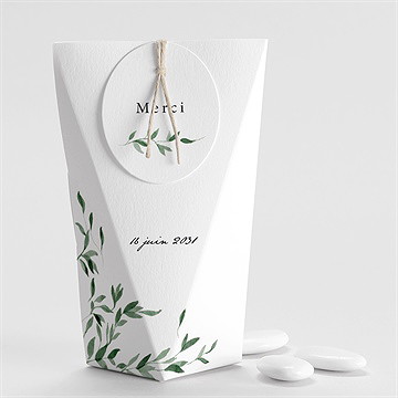 Boîte de dragées communion belle simplicité étui