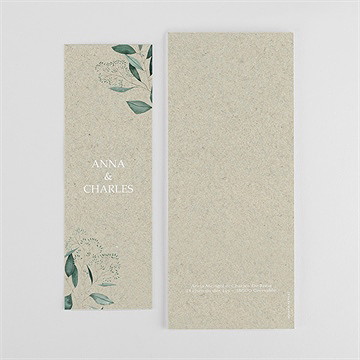 Faire-part mariage intimité photomaton - Dos du faire-part