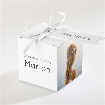 Boîte à dragées - cube