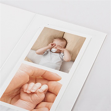 Faire-part naissance belle alcôve photomaton - Intérieur du faire-part 2