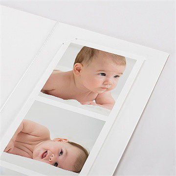 Faire-part naissance ses petits petons photomaton - Détail du faire-part