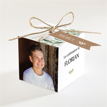 Boîte à dragées - cube