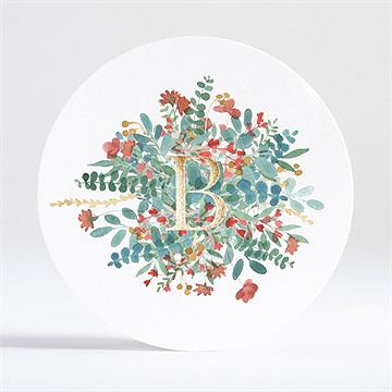 Faire-part naissance profusion dorure