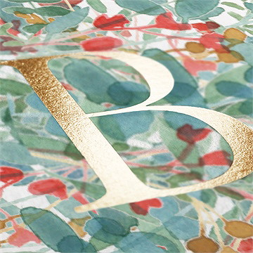 Faire-part naissance profusion dorure - Détail du faire-part