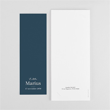 Faire-part naissance mon tout premier photomaton - Dos du faire-part