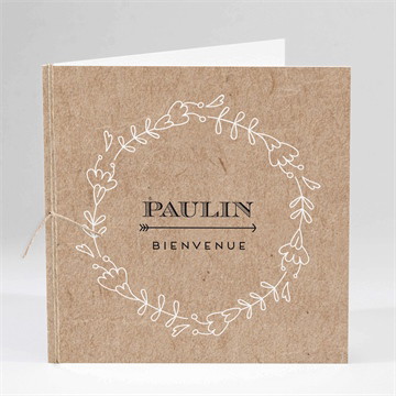 Carte pliée - carré