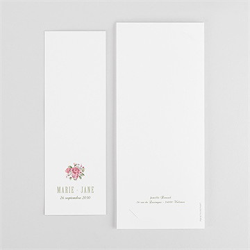 Faire-part naissance champêtre nature photomaton - Dos du faire-part