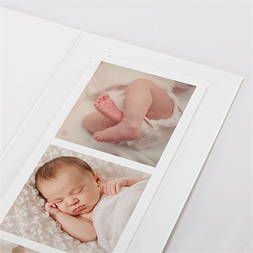 Faire-part naissance nos beaux jours photomaton - Détail du faire-part