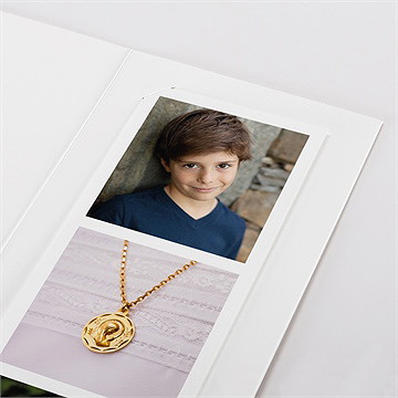 Faire-part communion relief photomaton - Détail du faire-part