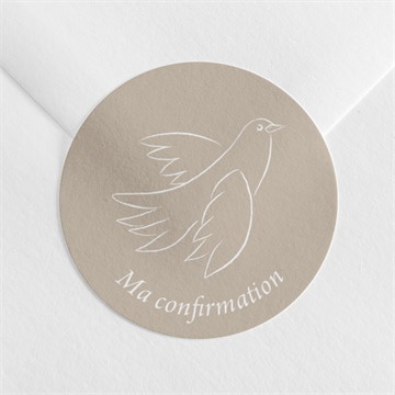 Sticker confirmation spontané