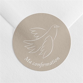 Sticker confirmation spontané