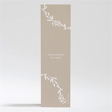 Signet confirmation spontané - Dos du signet