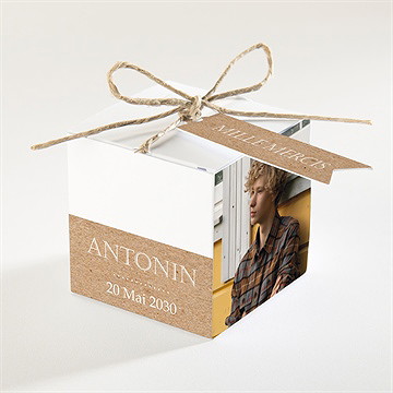 Boîte de dragées confirmation epopée