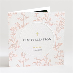 Faire-part confirmation ma foi