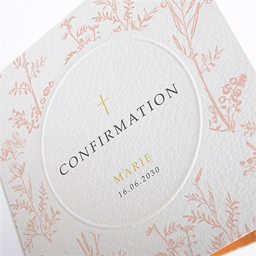 Faire-part confirmation ma foi - Détail du faire-part