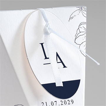 Boîte surprise mariage chic et moderne - Détail de la boîte