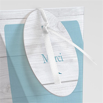 Boîte de dragées baptême noeud et croix étui - Détail de la boîte