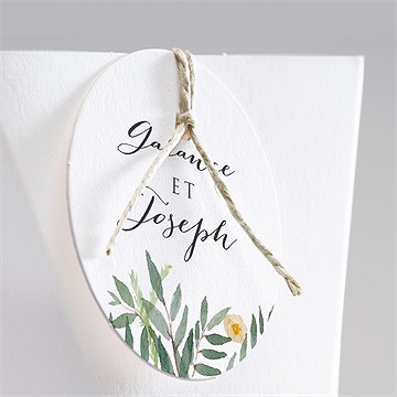 Boîte surprise mariage jolis coquelicots - Détail de la boîte