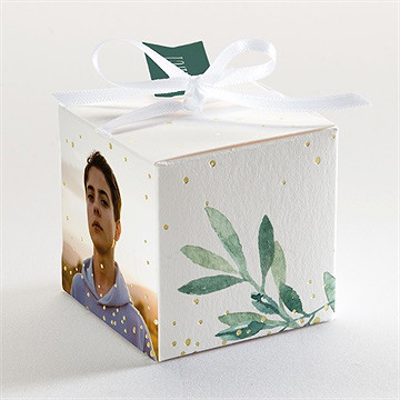 Boîte de dragées confirmation esprit poétique - Dos de la boîte