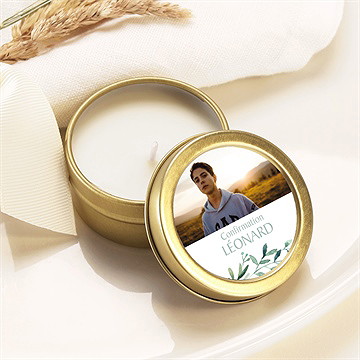 Bougie confirmation esprit poétique