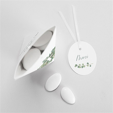 Boîte de dragées communion en grâce étui - Intérieur de la boîte