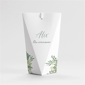 Boîte de dragées communion en grâce étui - Dos de la boîte