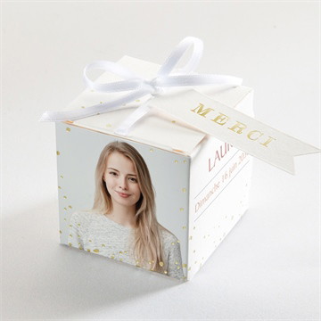 Boîte de dragées confirmation lumière et vie